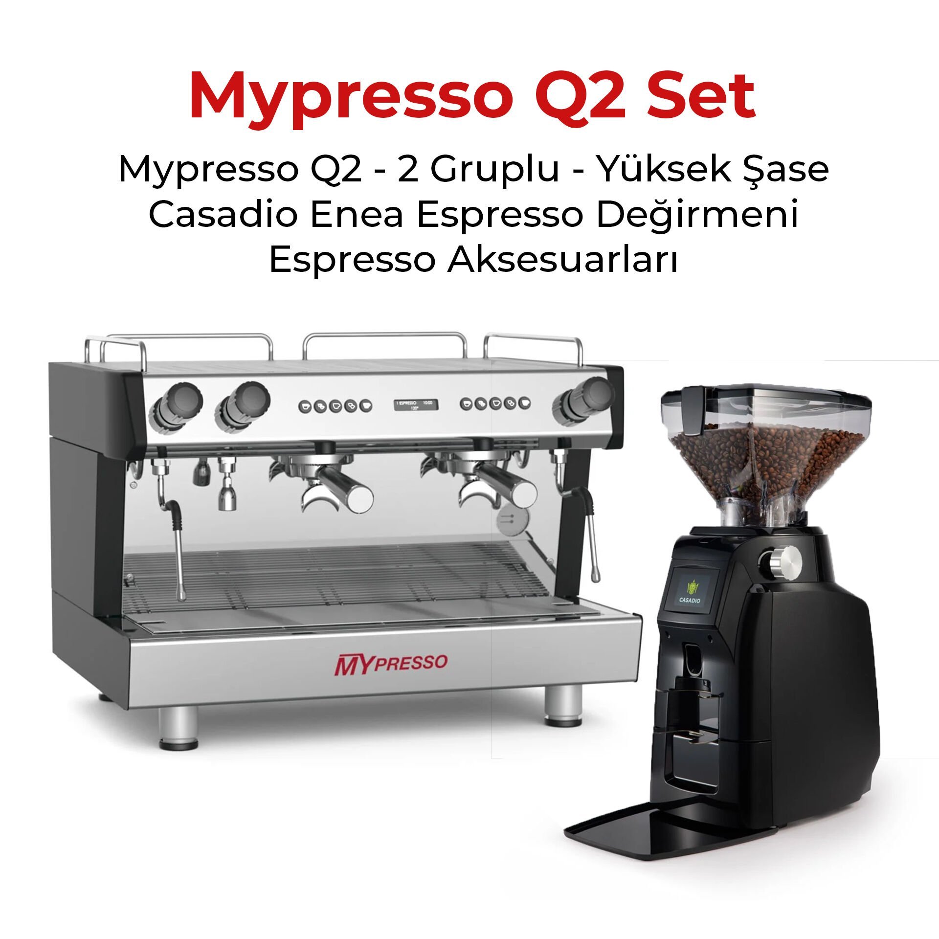 Cafe Ekipman Seti - 2 Kaşıklı