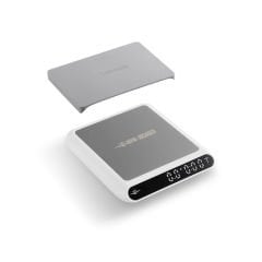 MHW-3Bomber Formula Akıllı Kahve Tartısı Şarj Edilebilir- Beyaz 13cm x 15cm x 2,8cm