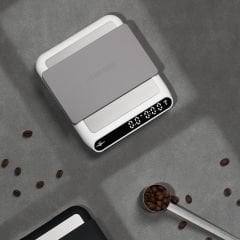 MHW-3Bomber Formula Akıllı Kahve Tartısı Şarj Edilebilir- Beyaz 13cm x 15cm x 2,8cm