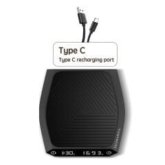 Escobarista Hassas Tartı Şarj Edilebilir - Beyaz 15cm×15cm×3.5cm