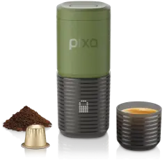Wacaco Pixapresso YEŞİL- Şarj Edilebilir Pilli Taşınabilir Espresso Makinesi