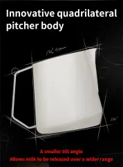 MHW-3BOMBER GT Blue Shape Süt Potu - 600 ml Pitcher