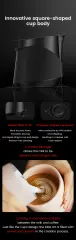 MHW-3BOMBER GT Milk Pitcher 400 Ml Black Handle-less SÜT POTU