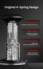 MHW-3BOMBER Knight - Impact Tamper - Theard 58.35mm BEYAZ