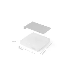 MHW-3BOMBER Cube tartı 2.0 Mini-Beyaz Şarj Edilebilir 10.4mm x 10.4mm x 1.9mm