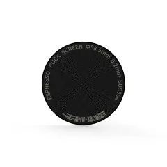 MHW-3BOMBER Espresso Titanium Puck Screen - 58.5mm 0.2 mm