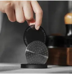 MHW-3BOMBER Espresso Titanium Puck Screen - 58.5mm 0.8 mm