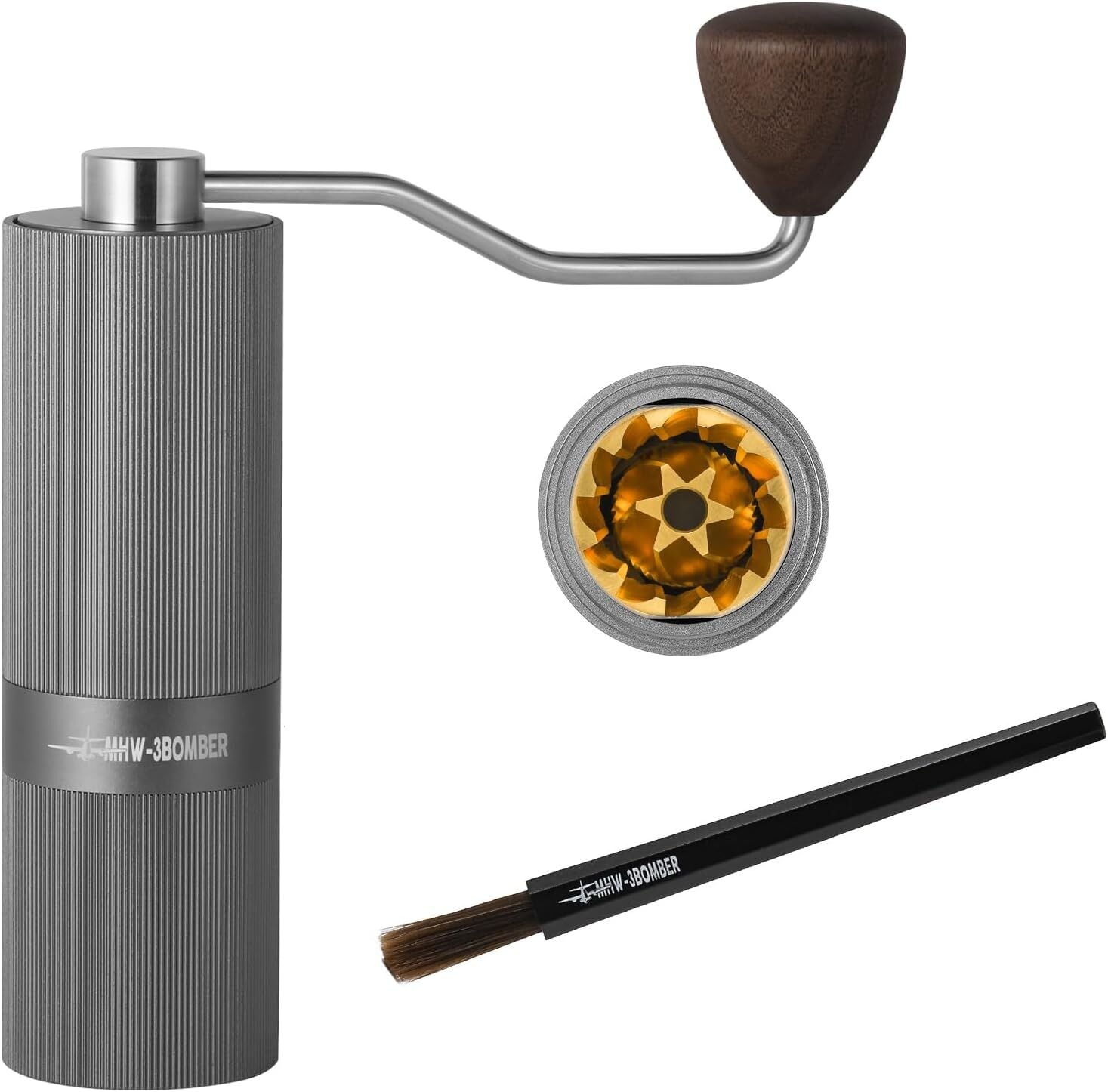 MHW-3BOMBER Racing M1 - Titanyum Kaplama / Gri