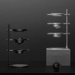 MHW-3BOMBER Pour Over Chilling Ball Stand Silver