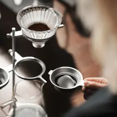 MHW-3BOMBER Pour Over Chilling Ball Stand Silver