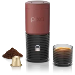 Wacaco Pixapresso Kırmızı- Şarj Edilebilir Pilli Taşınabilir Espresso Makinesi- ÖN SATIŞ