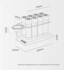 MHW-3BOMBER Kahve Çekirdeği Saklama Tüp Seti