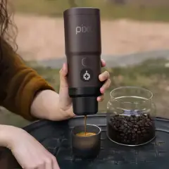 Wacaco Pixapresso Koyu Bordo- Şarj Edilebilir Pilli Taşınabilir Espresso Makinesi
